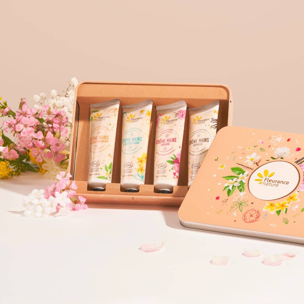 Peach Hand Set - Floral Escape - Só Verde