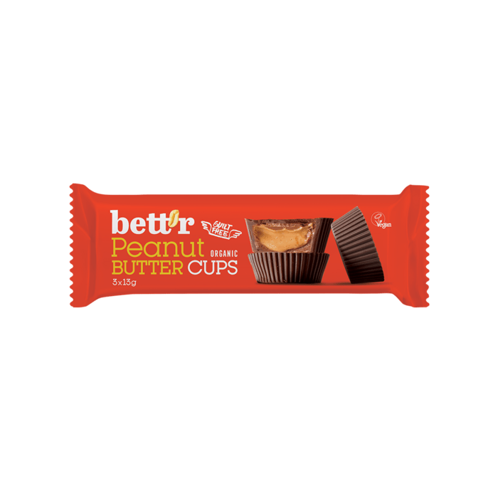 Peanut Butter Cups with Peanut Cream - Só Verde
