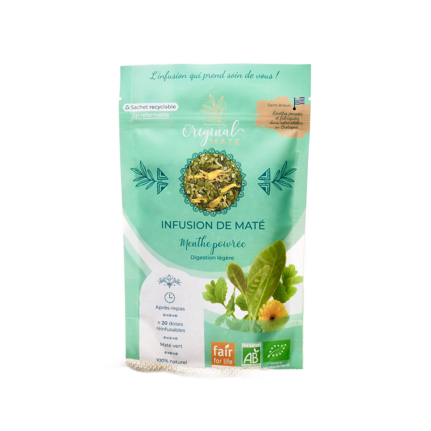 Peppermint Loose Leaf Mate - Só Verde