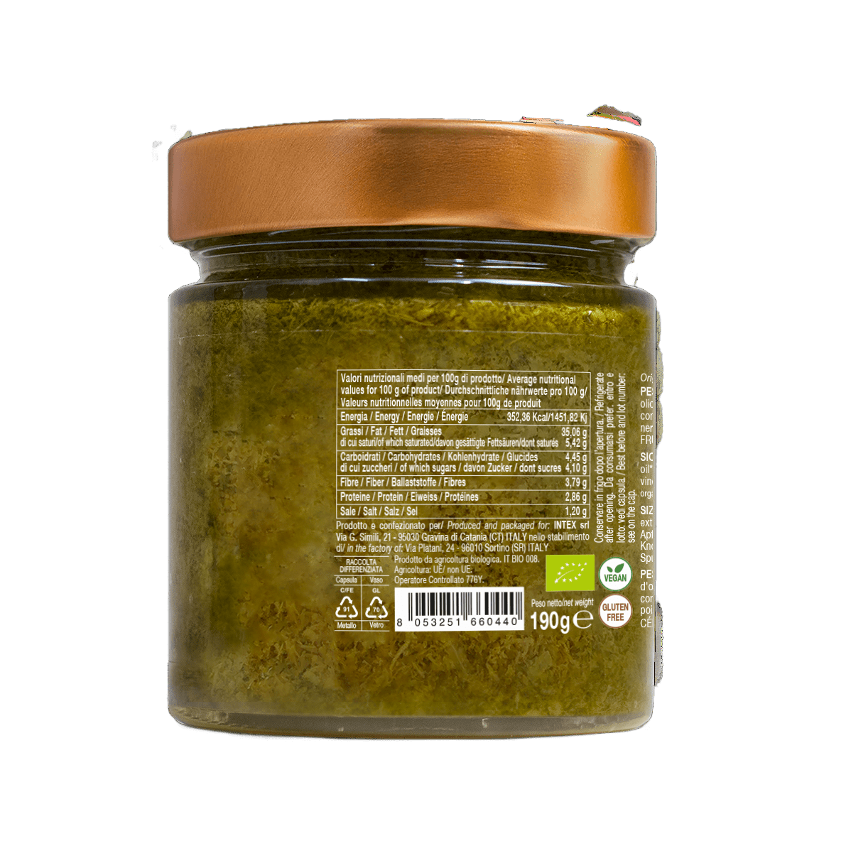 Pesto Di Basilico Alla Siciliana - Só Verde