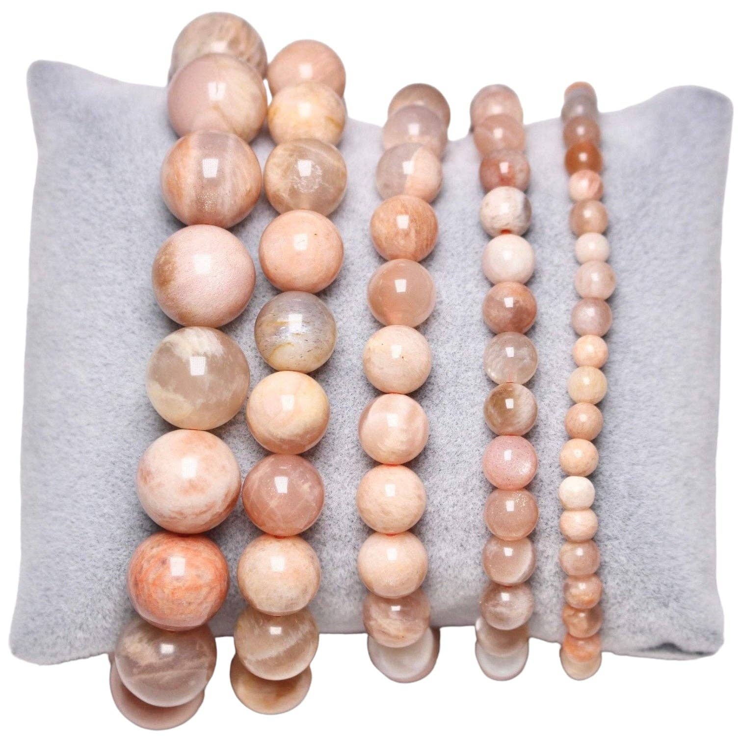 Pink moonstone bracelet A+ - Só Verde