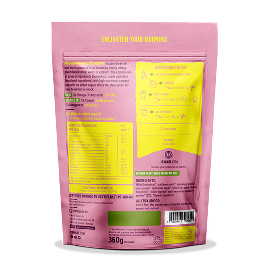 Pequeno-Almoço Iswari Pequeno Buda - Framboesa 360 G