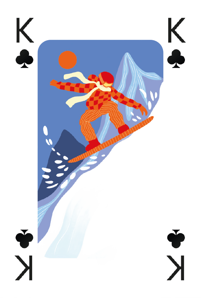 Playing Cards - Winter - Só Verde