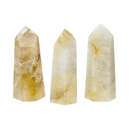 Polished Golden Healer Quartz Points - Só Verde