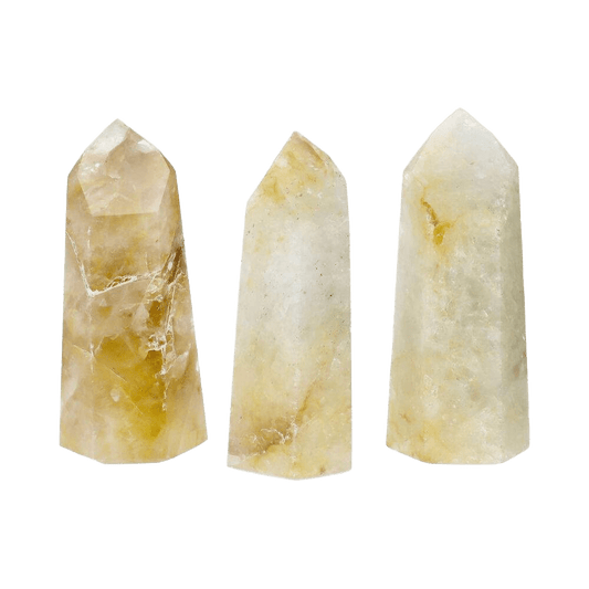 Polished Golden Healer Quartz Points - Só Verde