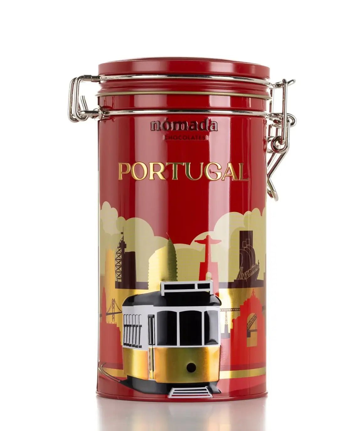 Portugal Chocolate Bonbon Tin 115g - Nómada Chocolates - Só Verde