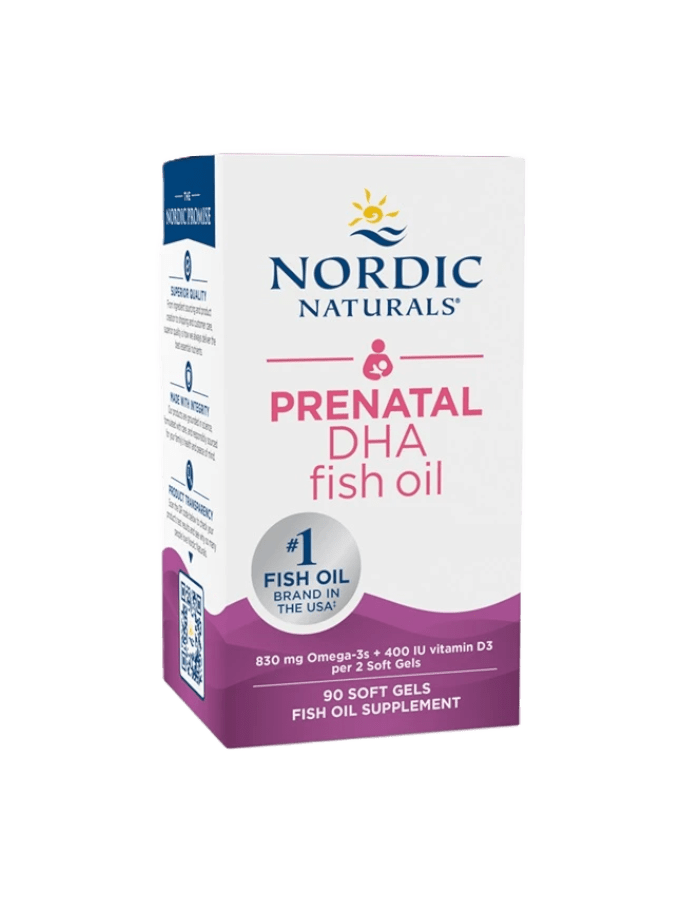 Prenatal DHA Unflavored - 90 Softgels - Só Verde