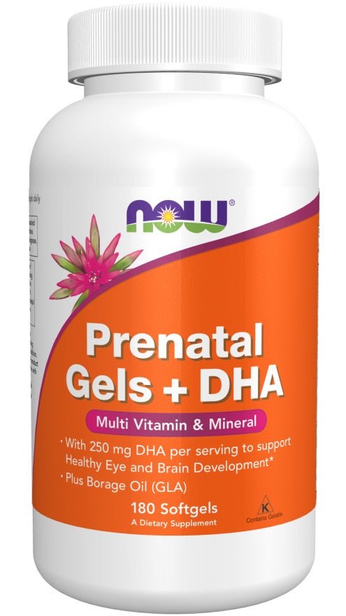 Prenatal Gels + DHA Softgels (180) - Só Verde
