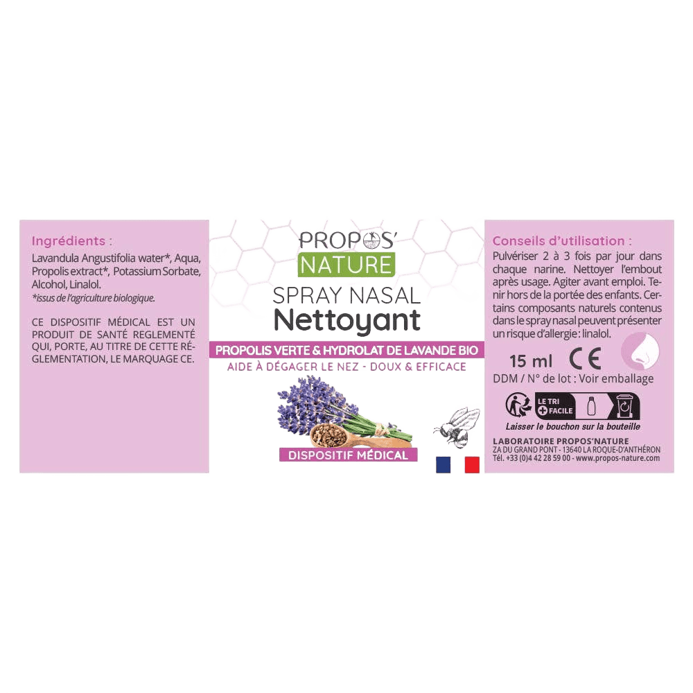 Propolis & Lavender Nasal Spray - Só Verde
