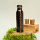 Pure Copper Water Bottle 7 Chakras Antique Finish - Só Verde