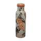 Pure Copper Water Bottle Flower Print White ± (heavy - Só Verde