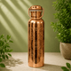 Pure copper water bottle with handle – engraved - Só Verde