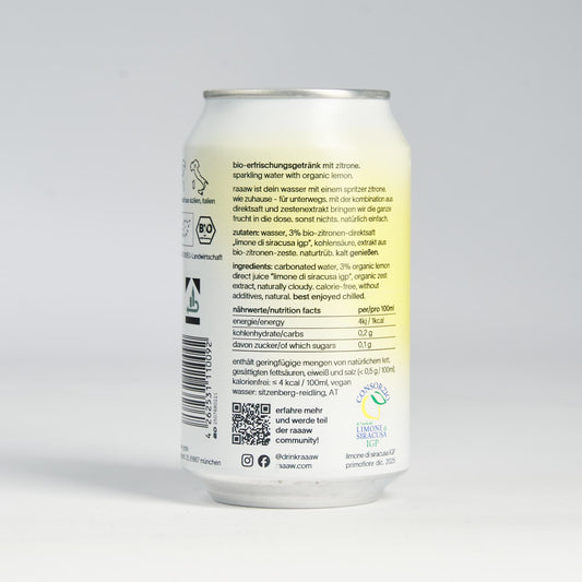 Raaaw organic lemon - Só Verde
