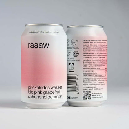 Raaaw organic pink grapefruit - Só Verde