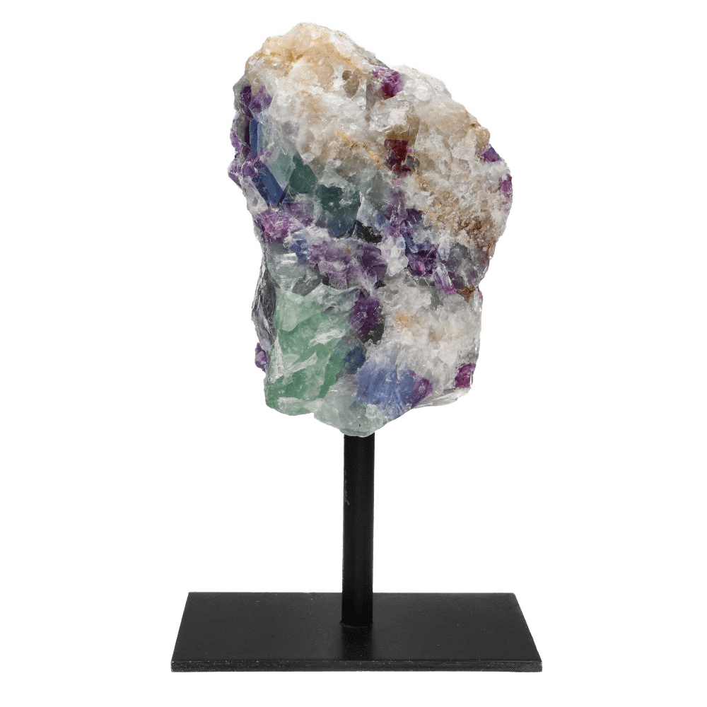 Rainbow Fluorite Stand - Só Verde