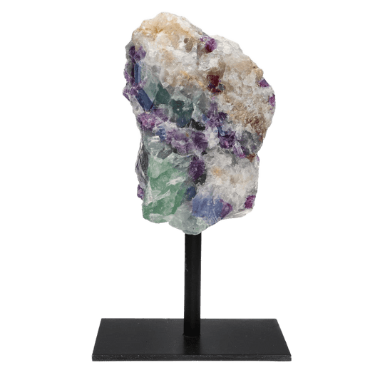Rainbow Fluorite Stand - Só Verde