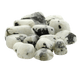 Rainbow Moonstone Tumbled Stones - Só Verde