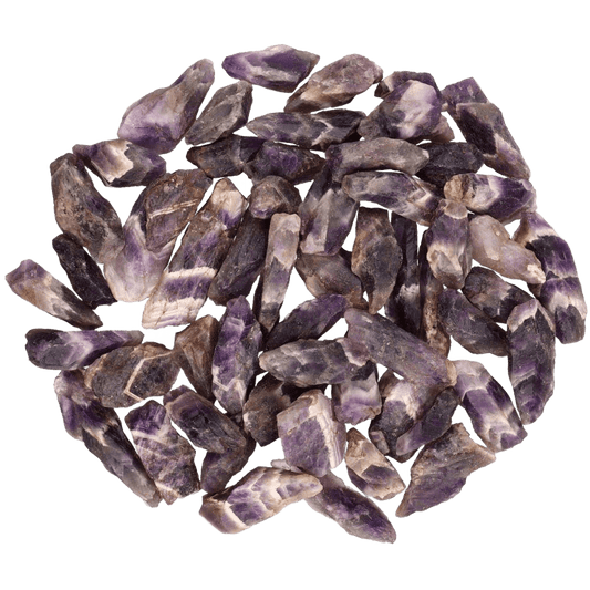 Raw African Amethyst Tips - Só Verde