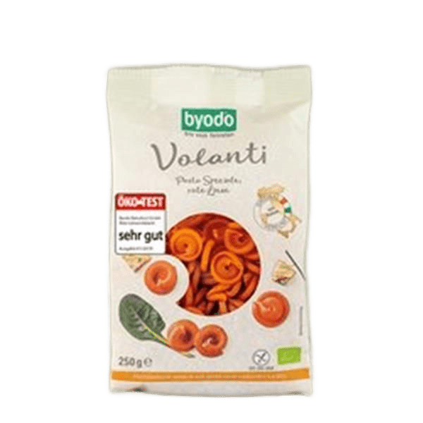 Red Lentil Volanti Pasta (gluten-free) - Só Verde
