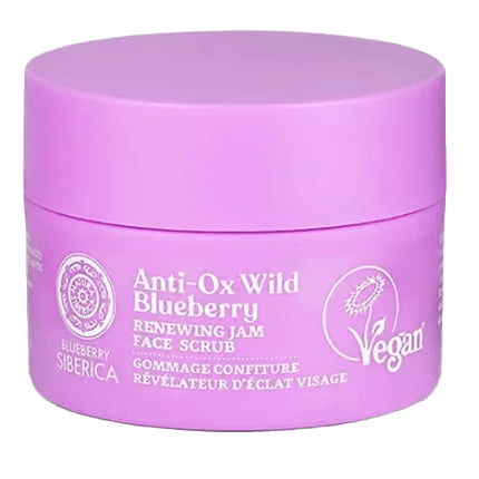 Renewing Jam Face Scrub Wild Blueberry Antiox Exfoliating Facial Jam - Só Verde