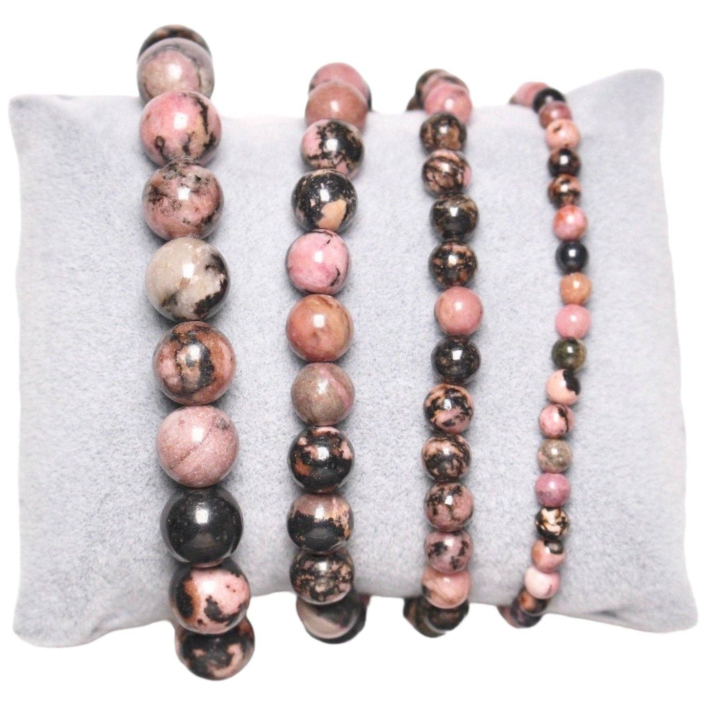 Rhodonite A bracelet - Só Verde