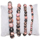 Rhodonite A bracelet - Só Verde