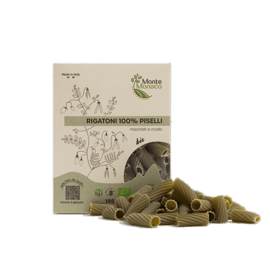 Rigatoni 100% Pea Flour - Só Verde