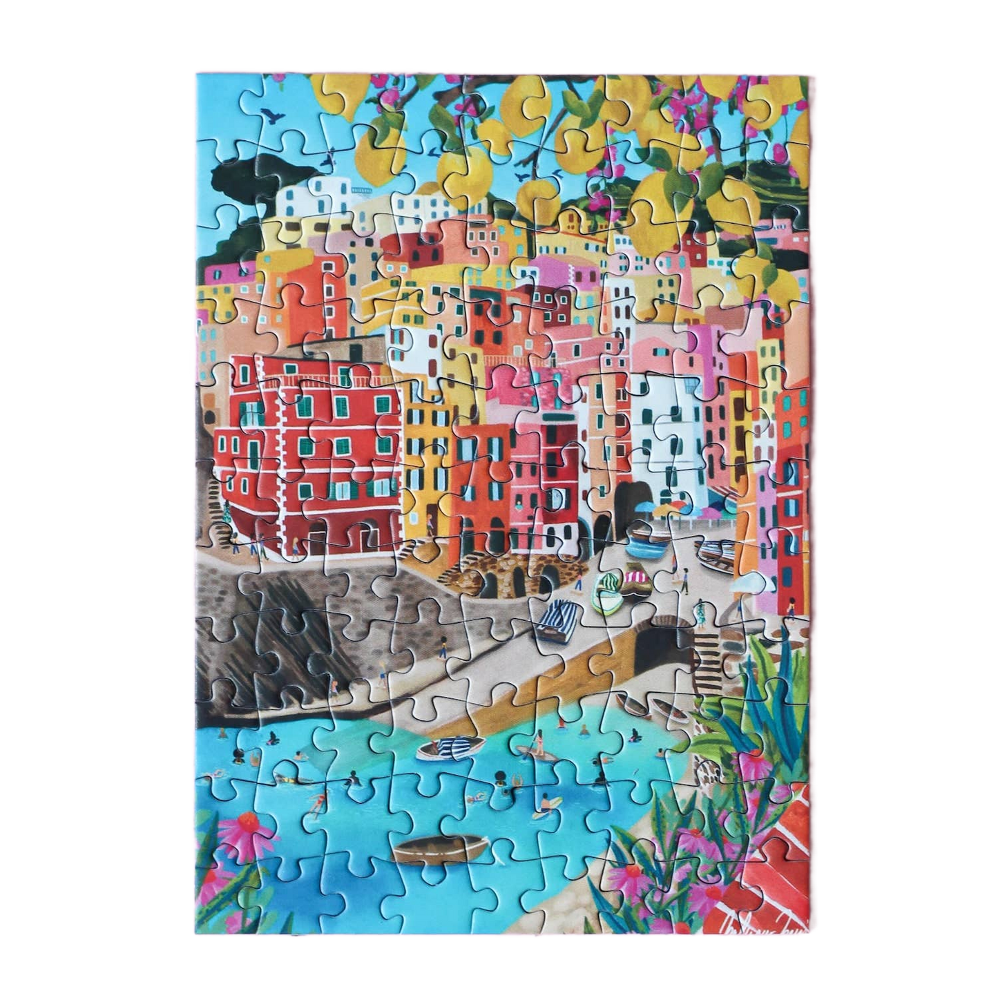 Riomaggiore Mini Puzzle - Só Verde