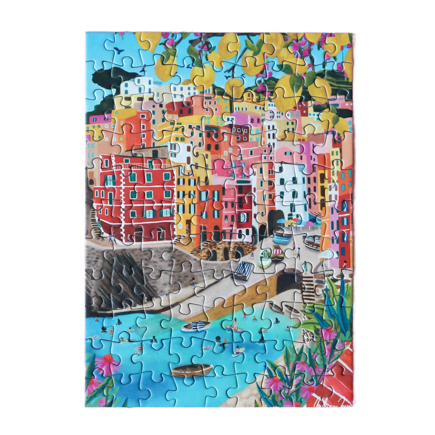 Riomaggiore Mini Puzzle - Só Verde