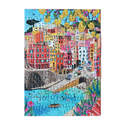 Riomaggiore Mini Puzzle - Só Verde