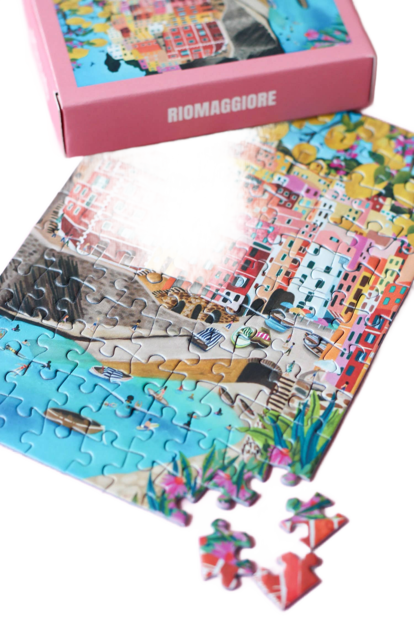 Riomaggiore Mini Puzzle - Só Verde