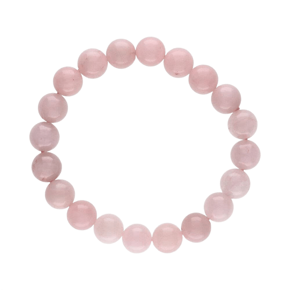 Rose Quartz Bracelet 10 mm - Só Verde