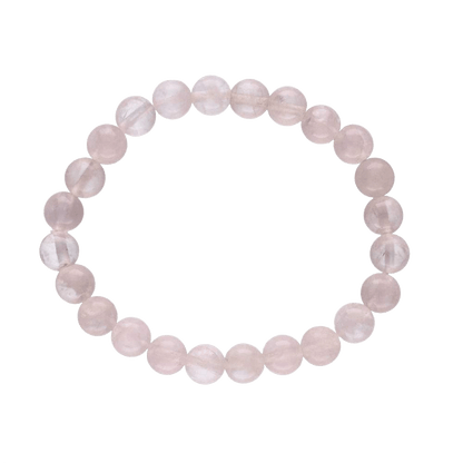 Rose Quartz Bracelet 8 mm - Só Verde