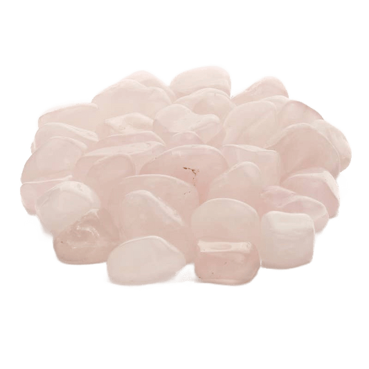 Rose Quartz Tumbled Stones - Só Verde