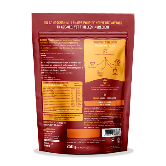 Iswari Cacau em Pó Biológico 250 G