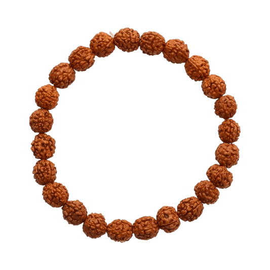 Rudrashka Seed 8 mm Bracelet - Só Verde