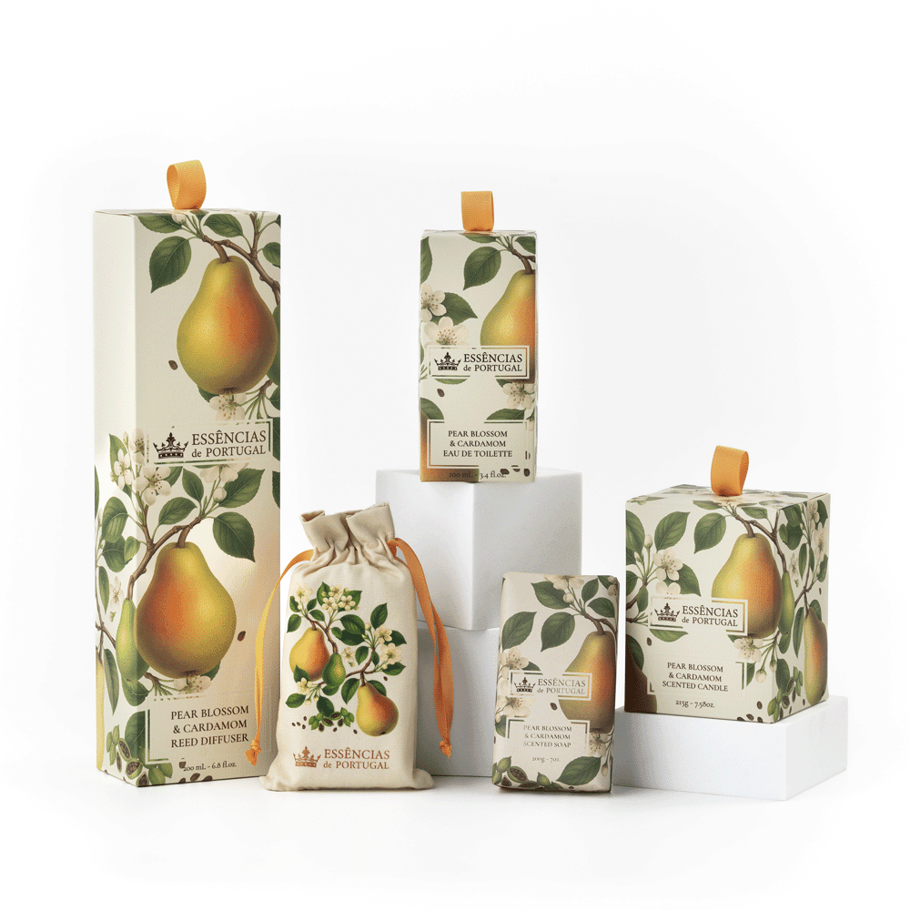 Sachet Sabonete Canto IX - Flor de Pereira e Cardamomo - Só Verde