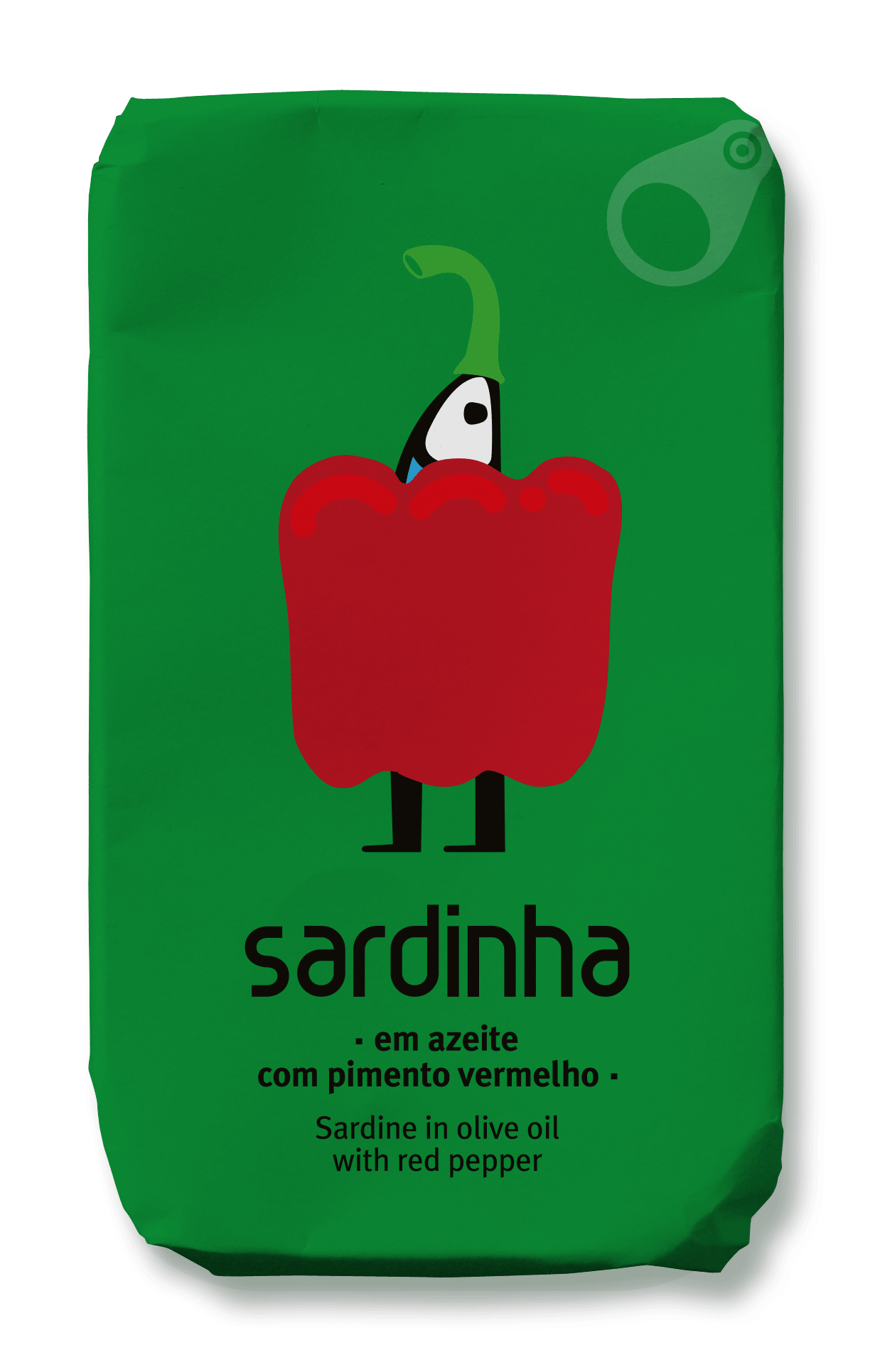 Sardine in Organic Olive Oil with Organic Red Pepper - Só Verde