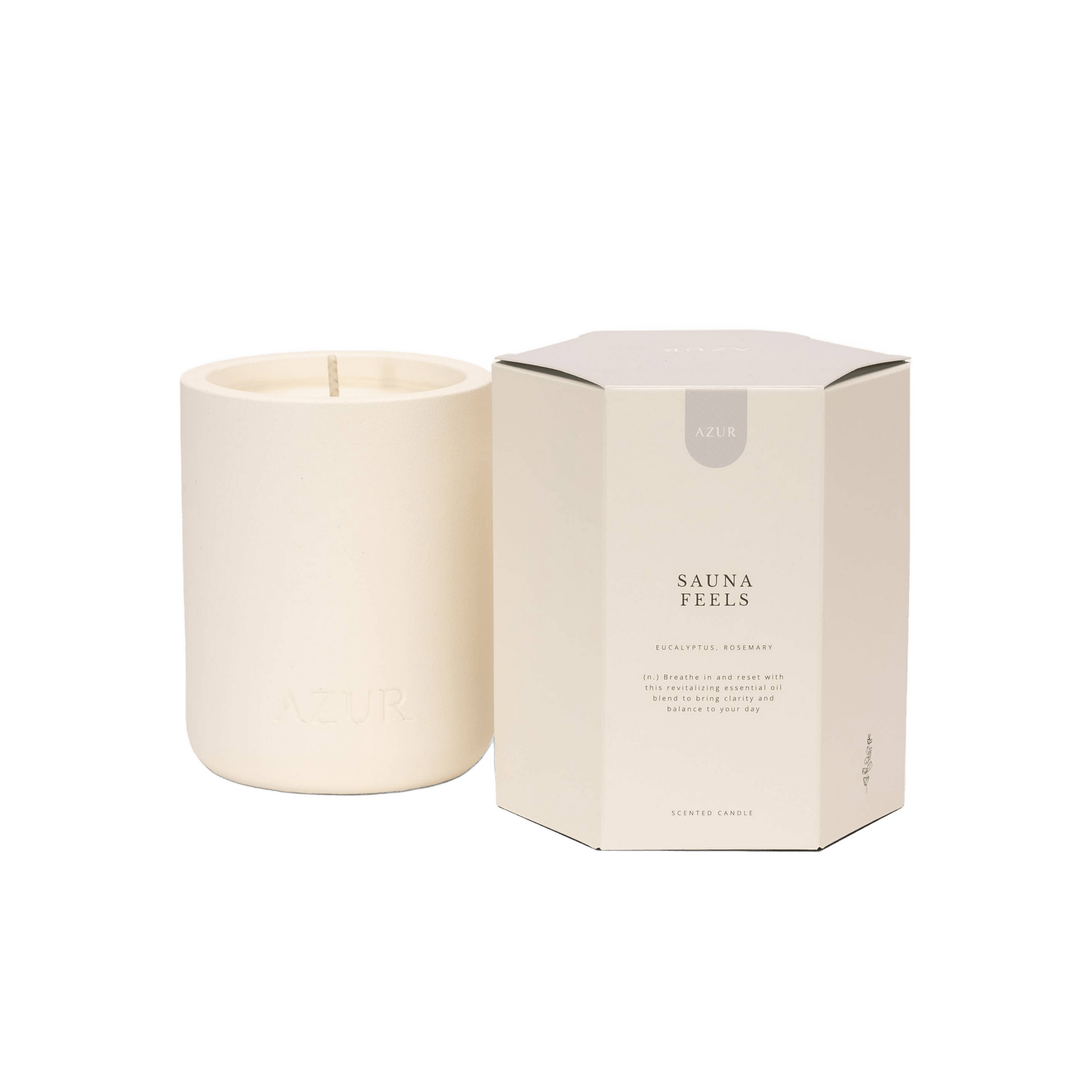 Sauna Feels - Soy Wax Candle - Essential Oils - Só Verde