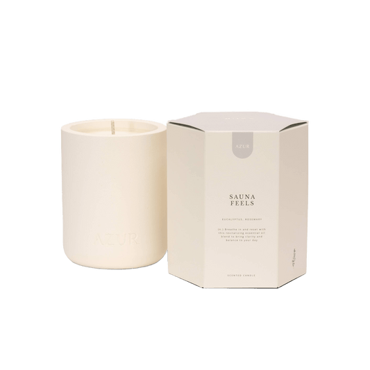 Sauna Feels - Soy Wax Candle - Essential Oils - Só Verde
