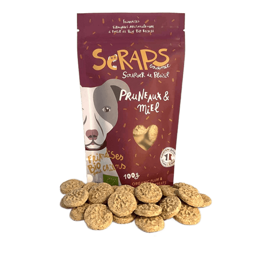 Scraps Biscuits Pour Chiens - Pruneaux and Miel - Só Verde
