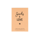Seeds & Love - English Version - Cosmos Seed Packet - Só Verde