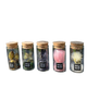 Set of 5 Glass Tubes with Gems and Dried Flowers - Só Verde