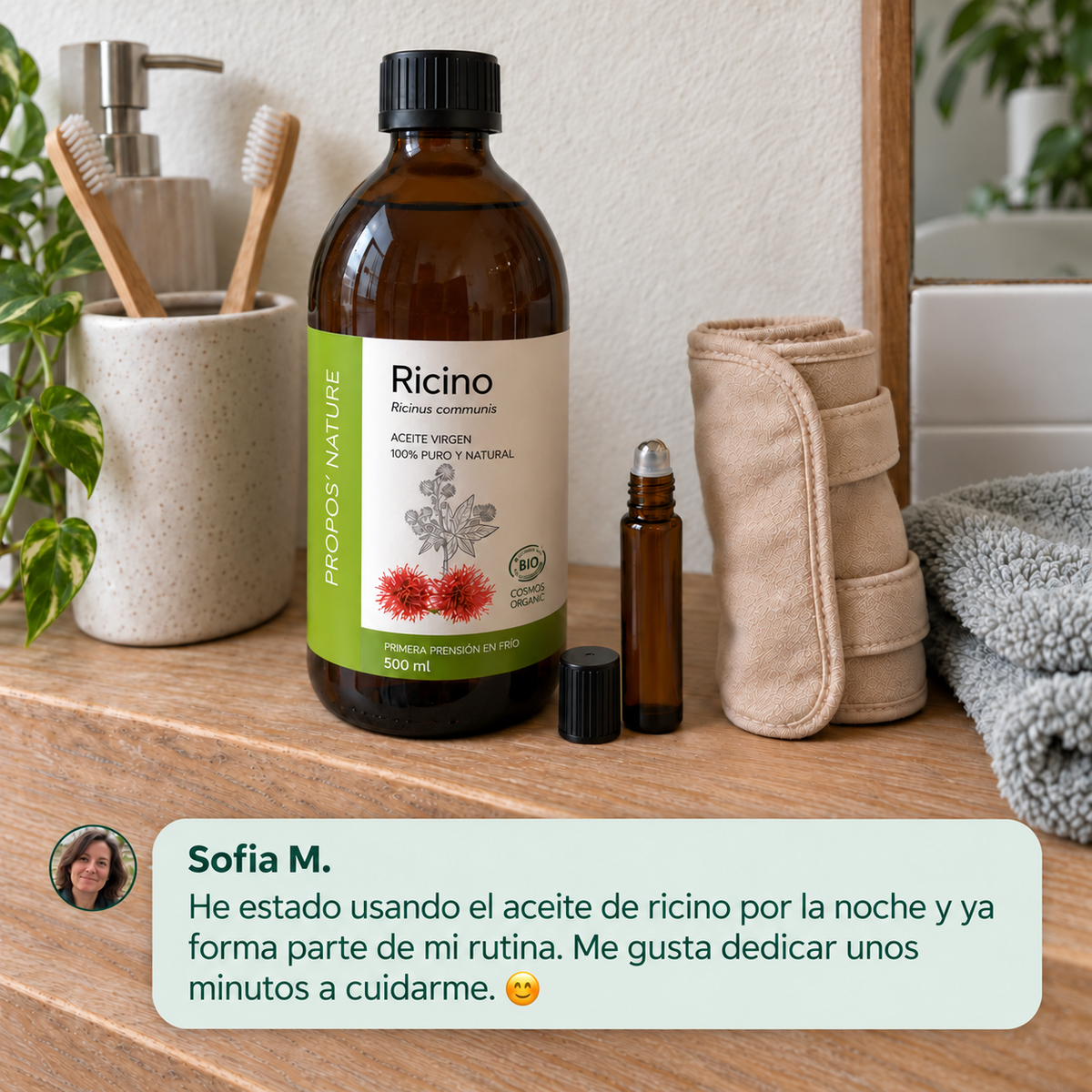 Castor Oil Ritual – aceite de ricino, opinión Sofia M.