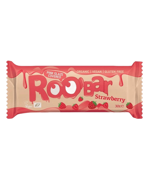 Strawberry Bar Covered with Pink Glaze - Só Verde