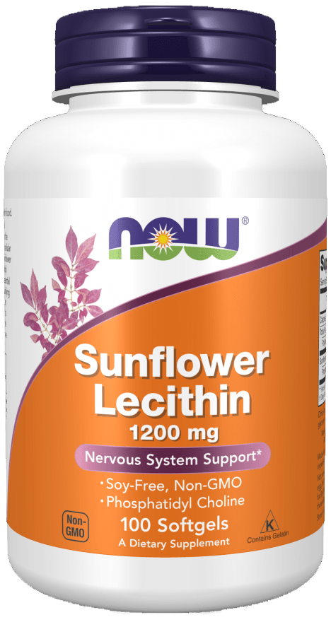 Sunflower Lecithin 1200 mg Softgels - Só Verde