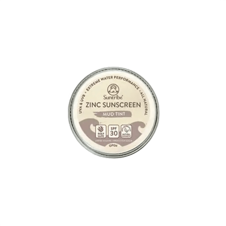 Suntribe All Natural Face & Sport Zinc Sunscreen SPF 30 10g Tint… - Só Verde