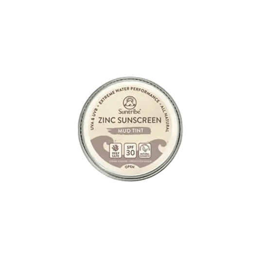 Suntribe All Natural Face & Sport Zinc Sunscreen SPF 30 10g Tint… - Só Verde