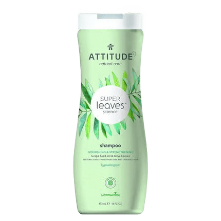 Super Leaves Nourishing and Strengthening Shampoo with Grape Seed Oil and Olive Leaves - Só Verde