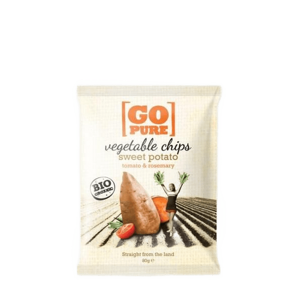 Sweet Potato Chips With Tomato & Rosemary - Só Verde